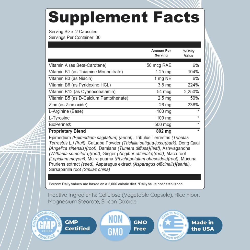 Medical composition of Quietum Plus Supplement.
